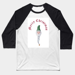 Christmas Elf + Merry Christmas Baseball T-Shirt